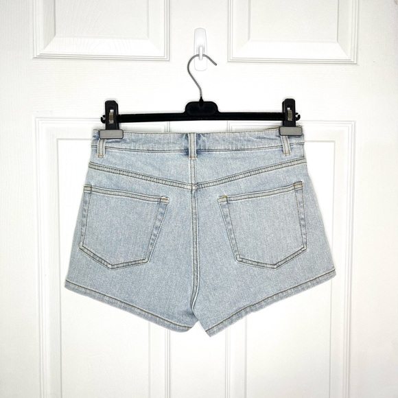 Alexander Wang Revolve Denim Jean Micro Mini Skort Skirt High Waisted Y2K L - Picture 5 of 9
